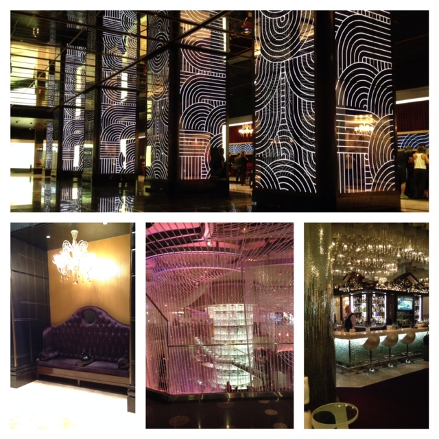 Several images of a Las Vegas hotel.